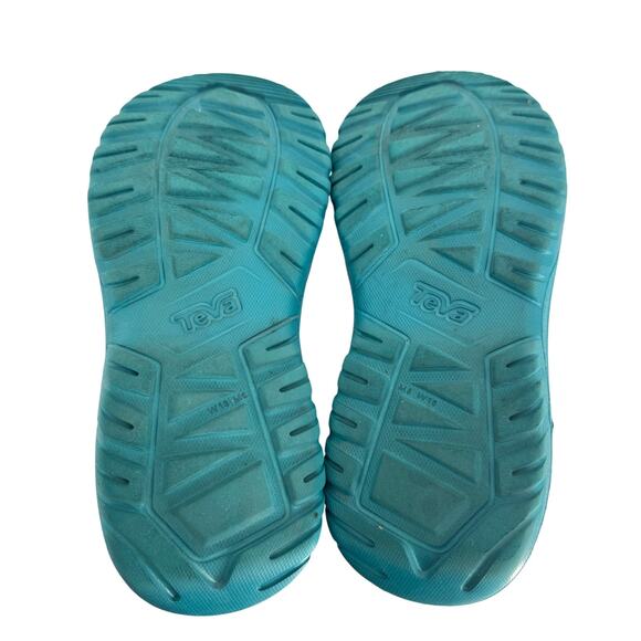 Teva Hurrican Drift Waterproof Sandals Deep Lake Teal Color‎ Women's 10 Summer - Picture 8 of 9